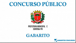 Gabarito do concurso Prefeitura de Curitiba-PR 2022 já está disponível Gabarito do concurso Prefeitura de Curitiba-PR 2022 já está disponível