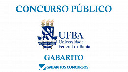 Gabarito concurso UFBA 2022 Gabarito concurso UFBA 2022