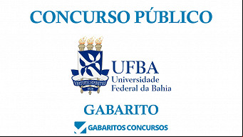 Gabarito concurso UFBA 2022 Gabarito concurso UFBA 2022