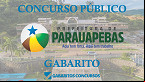 Gabarito e Resultado do concurso Prefeitura Parauapebas-PA