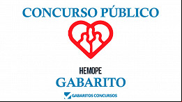 Gabarito e resultado concurso HEMOPE 2022 Gabarito e resultado concurso HEMOPE 2022