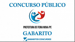 Gabarito e resultado concurso Prefeitura de Feira Nova-PE 2022 Gabarito e resultado concurso Prefeitura de Feira Nova-PE 2022
